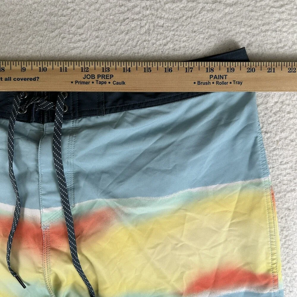 Quiksilver Board Shorts Mens 38 Surfsilk Highline Swim Trunks Drawstring